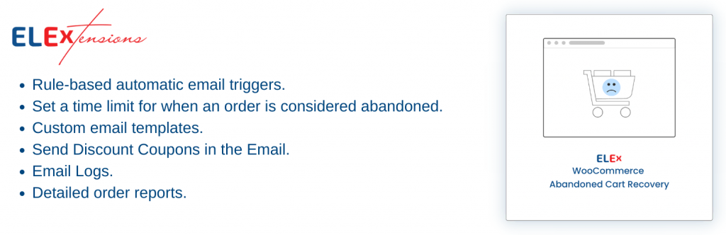 Elex Woocommerce Abandoned Cart Recovery