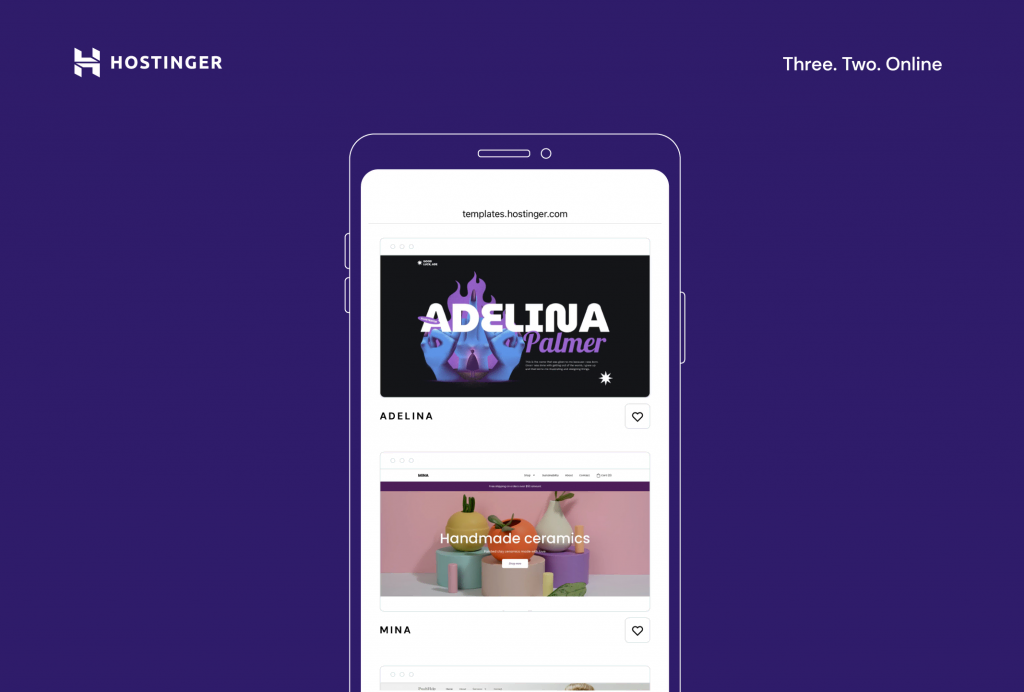 Mobile editor templates