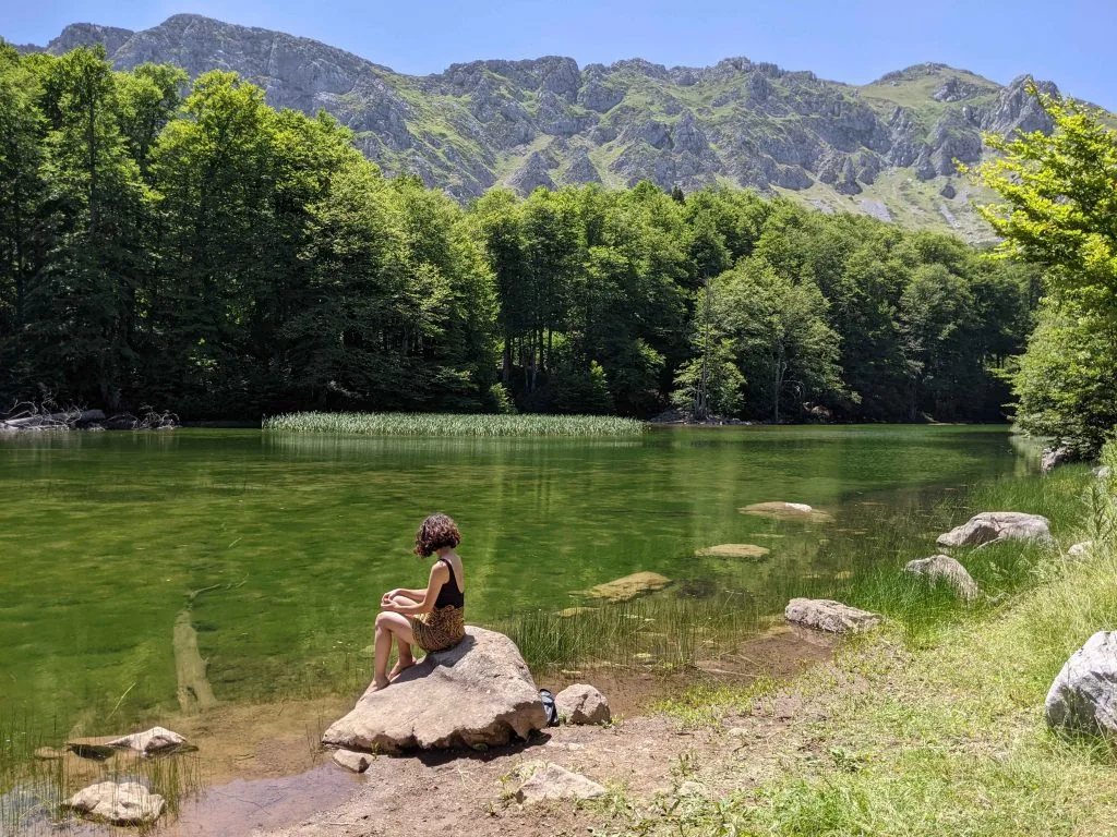 A moment of quiet reflection during a Salty Soil trip. 